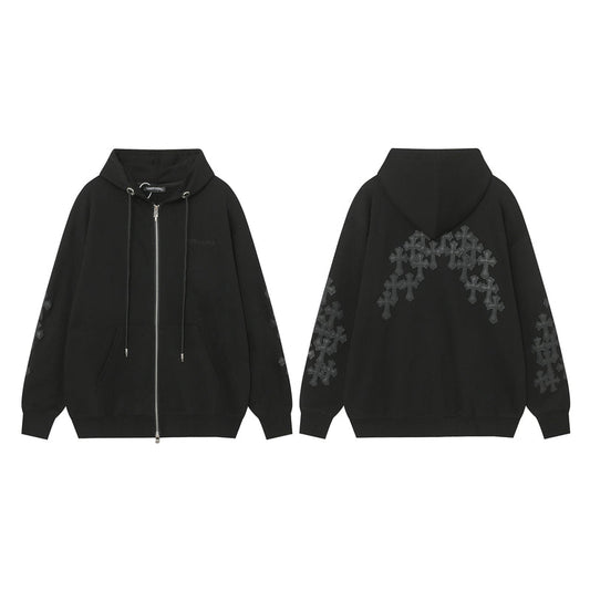 Chrome Hearts Kapuzenpullover mit Reißverschluss
