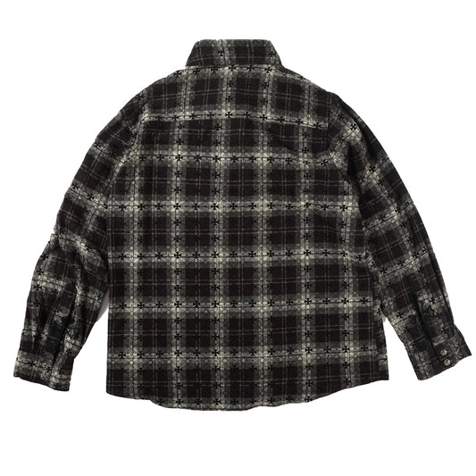 Chrome Hearts New Season Gothic Cross Leather Jacket