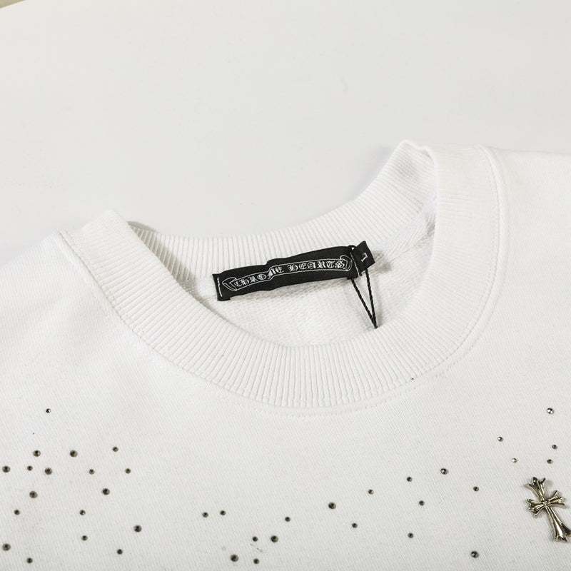 Chrome Hearts Herren Langarm-T-Shirt Sweatshirt