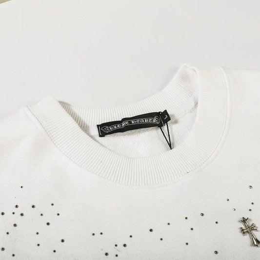 T-shirt Sweat-shirt Homme Manches Longues Chrome Hearts