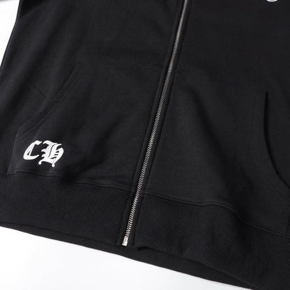 Chrome Hearts Hoodie - Schwarzes Streetstyle besticktes Sweatshirt 851