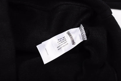 Chrome Hearts Hoodie - Schwarzes Streetstyle besticktes Sweatshirt 851