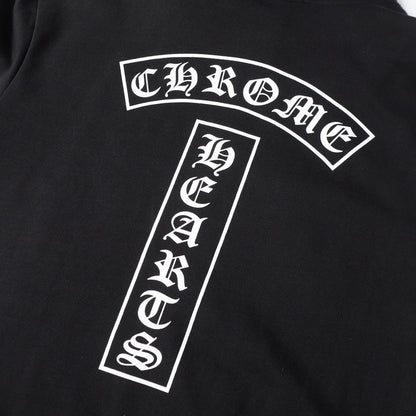 Chrome Hearts Hoodie - Schwarzes Streetstyle besticktes Sweatshirt 851