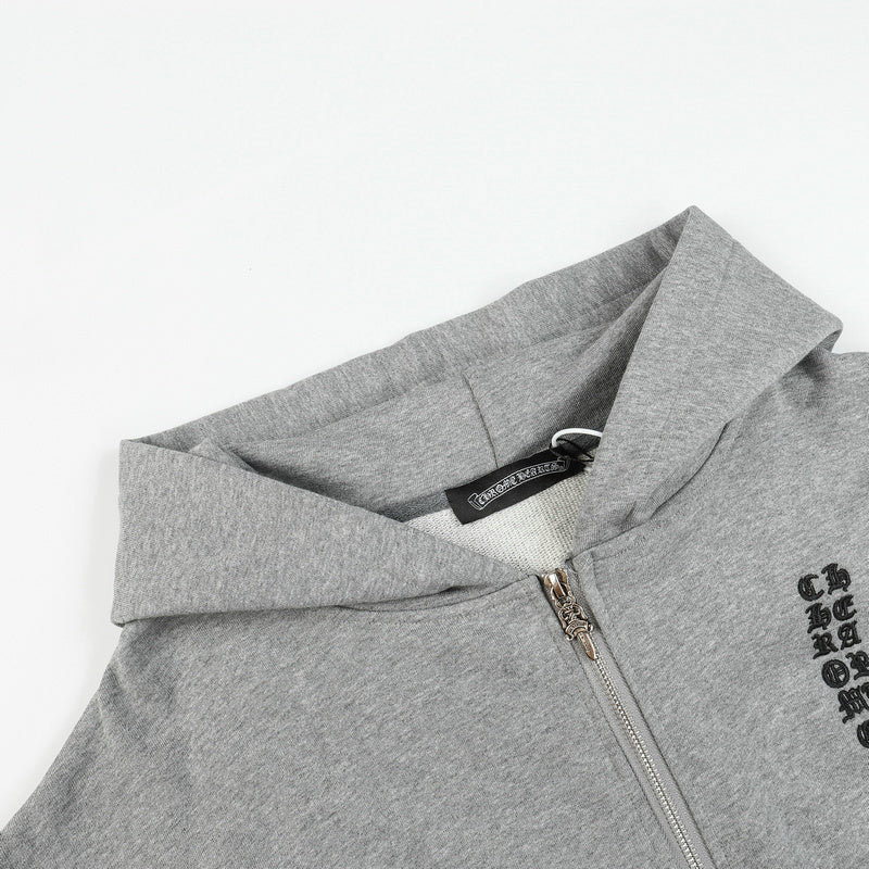 Chrome Hearts Kapuzenjacke mit Reißverschluss