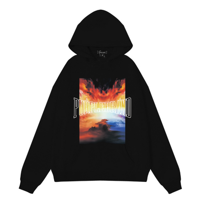 Lila Kapuzenpullover neu 997