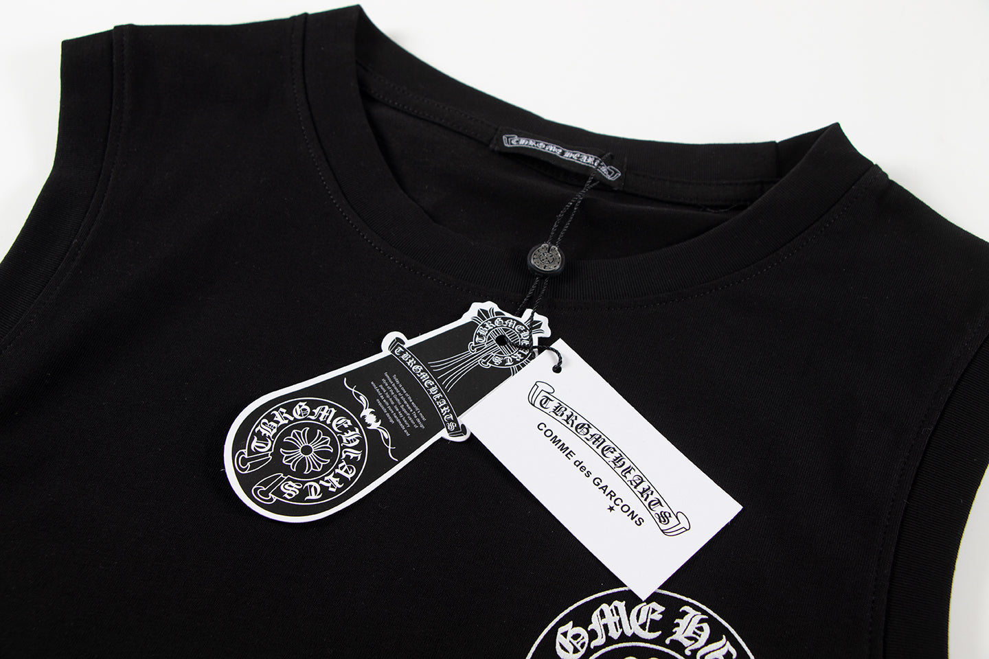 T-shirt débardeur imprimé fer à cheval arc-en-ciel Chrome Hearts P60