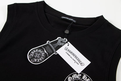 T-shirt débardeur imprimé fer à cheval arc-en-ciel Chrome Hearts P60