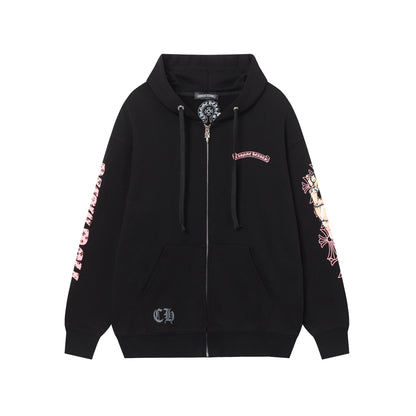 Chrome Hearts Kapuzenjacke mit Reißverschluss 9821