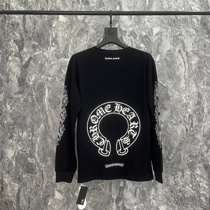 Chrome Hearts Herren Langarm-T-Shirt Sweatshirt K9019