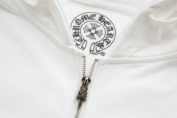 Chrome Hearts Zip-Up Hoodie K5006