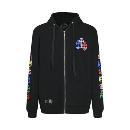 Sweat à capuche zippé Chrome Hearts K5010