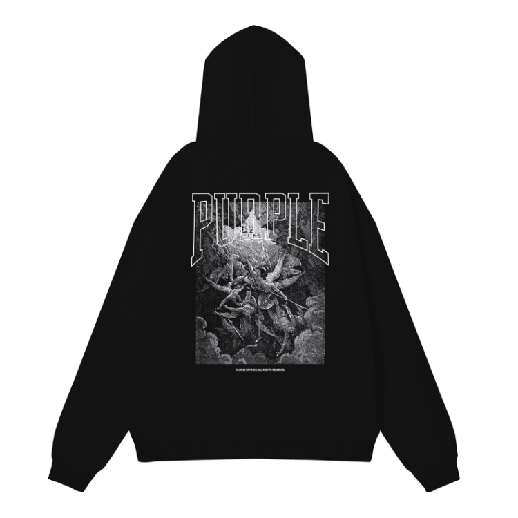 Lila neuer Kapuzenpulli 998