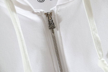 Chrome Hearts Zip-Up Hoodie K5006