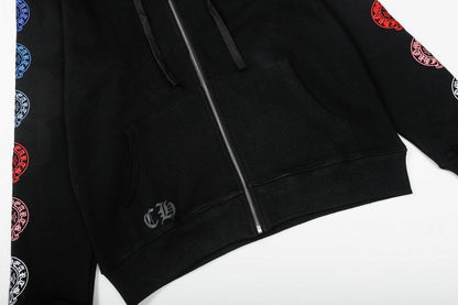 Chrome Hearts Zip-Up Hoodie K5011