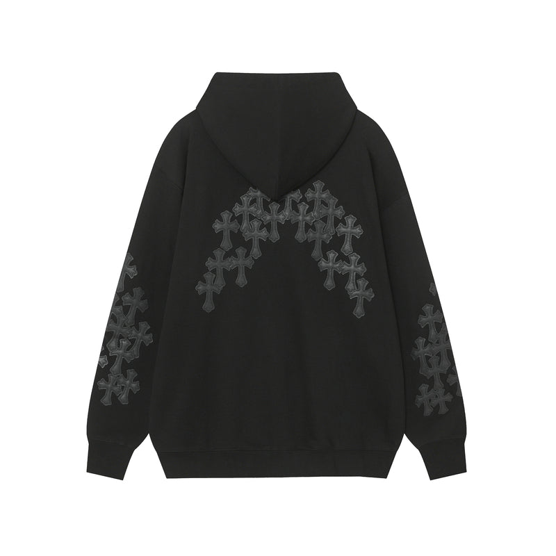 Sweat à capuche zippé Chrome Hearts