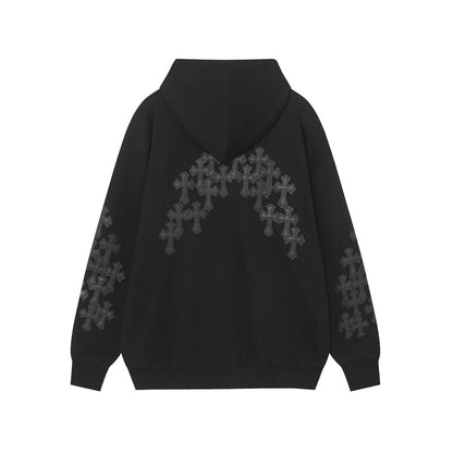 Sweat à capuche zippé Chrome Hearts