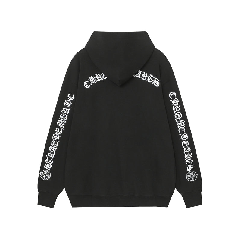 Chrome Hearts Kapuzenjacke mit Reißverschluss
