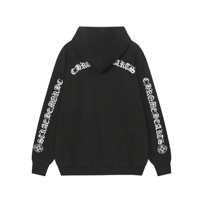 Chrome Hearts Kapuzenjacke mit Reißverschluss