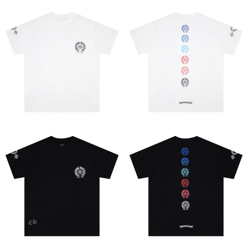 T-shirt Chrome Hearts Multi Color Horse Shoe K6048