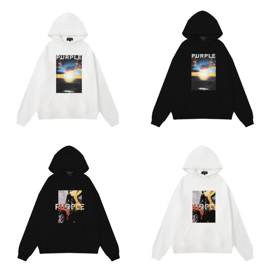 Lila Neuer Hoodie 982