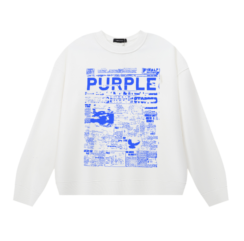 Violet 2024 T-shirt à manches longues et sweat-shirt pour homme 1129