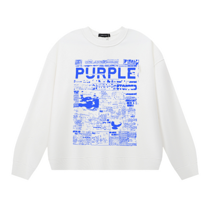 Violet 2024 T-shirt à manches longues et sweat-shirt pour homme 1129