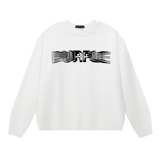Sweat-shirt T-shirt à manches longues pour hommes violet 1141