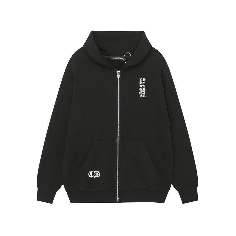 Chrome Hearts Kapuzenjacke mit Reißverschluss