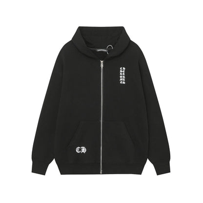 Chrome Hearts Kapuzenjacke mit Reißverschluss