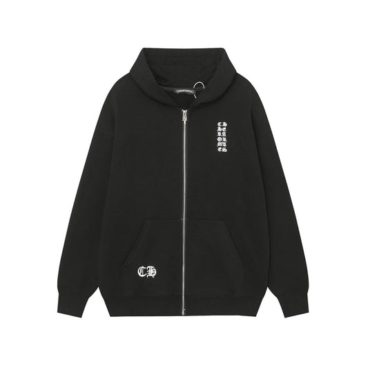Chrome Hearts Kapuzenjacke mit Reißverschluss