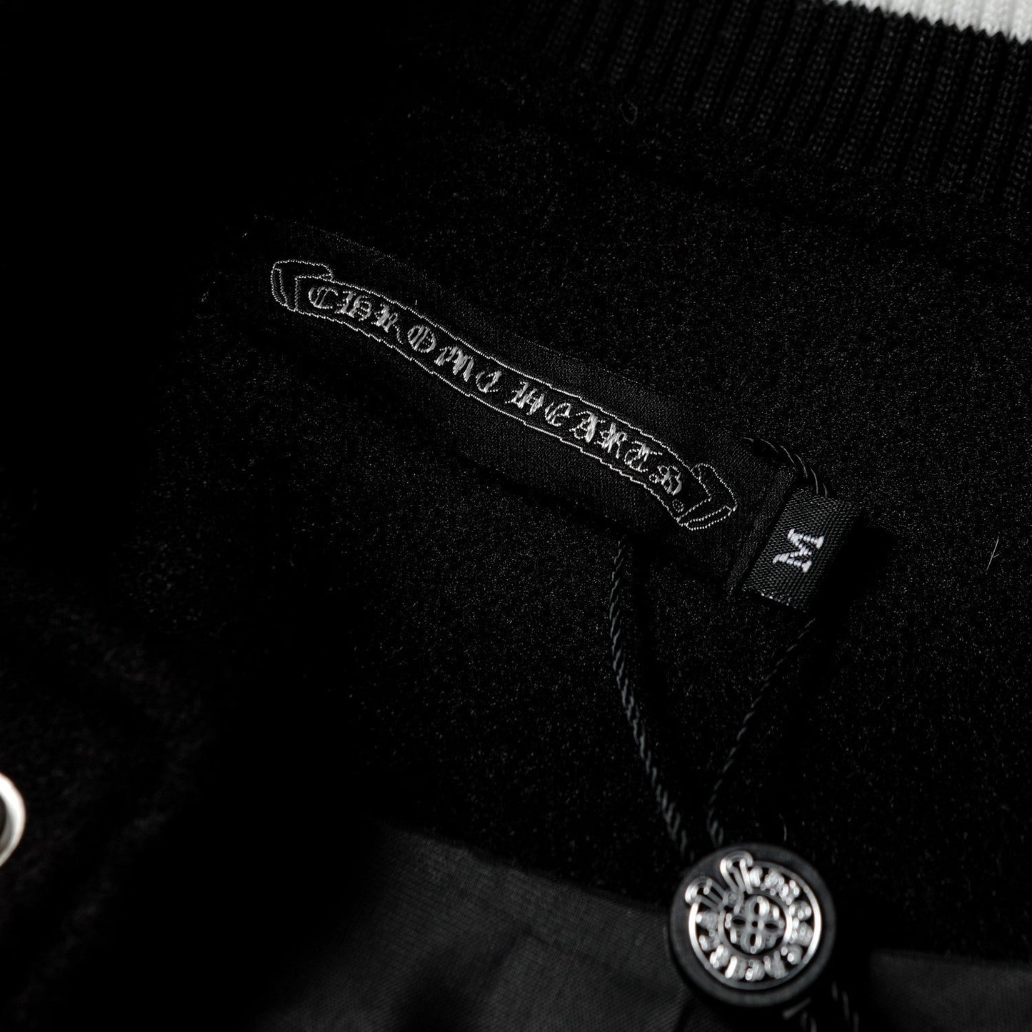 Chrome Hearts Varsity Jacket - Schwarz Weiß Gotische Baseballjacke 2206
