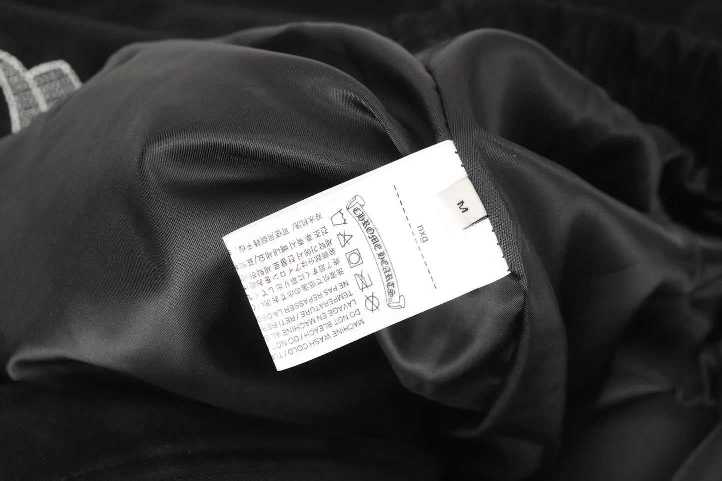 Chrome Hearts Hufeisenkreuz-Jacke - Schwarz Street Bestickter Mantel 8800