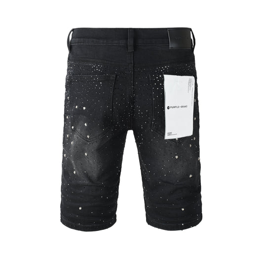 PURPLE Shorts Crystals 5106