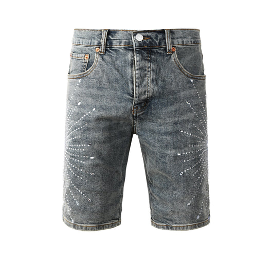 PURPLE Shorts Crystals 5093