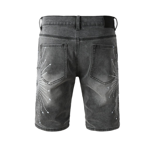 PURPLE Shorts Crystals 5094