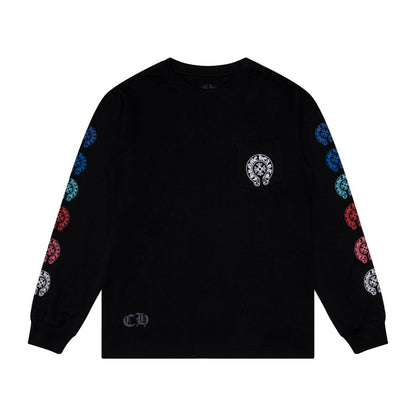 Chrome Hearts Herren Langarm-T-Shirt Sweatshirt K8009
