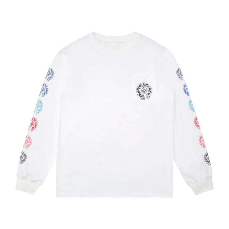 Chrome Hearts Herren Langarm-T-Shirt Sweatshirt K8009