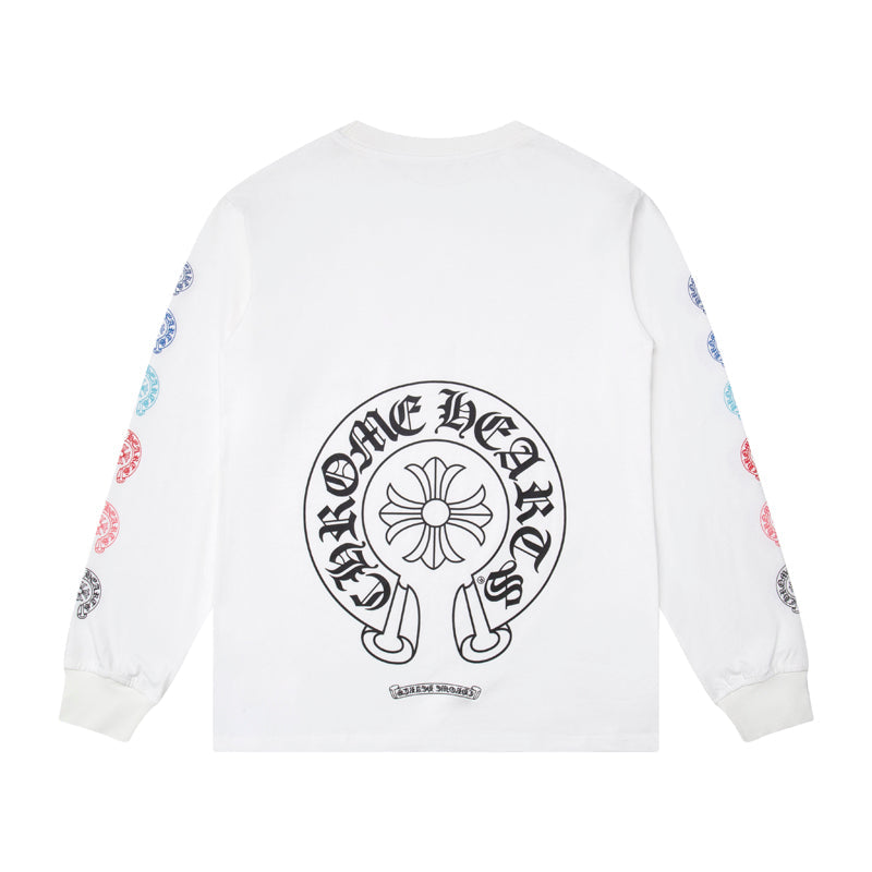 Chrome Hearts Herren Langarm-T-Shirt Sweatshirt K8009