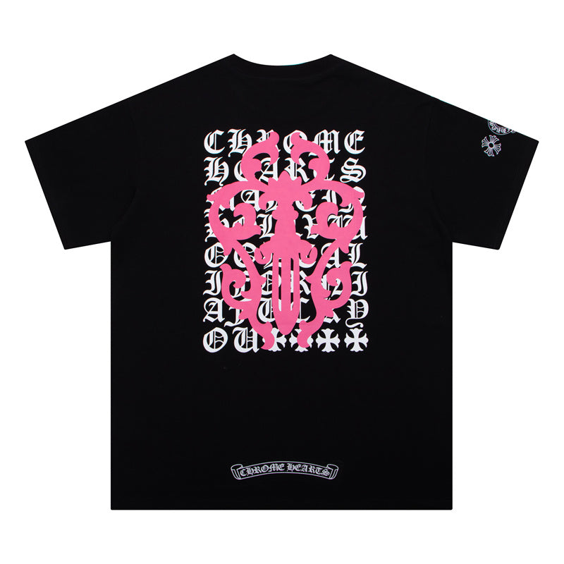 Chrome Hearts Augen-Tabelle Dolch T-Shirt K6025