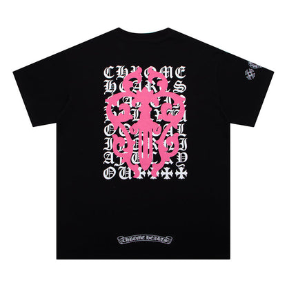 Chrome Hearts Augen-Tabelle Dolch T-Shirt K6025