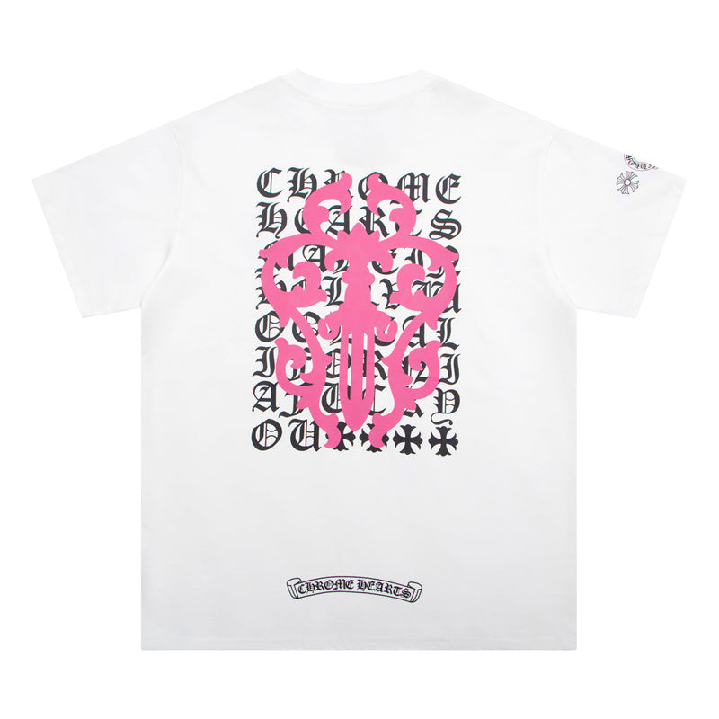 Chrome Hearts Augen-Tabelle Dolch T-Shirt K6025