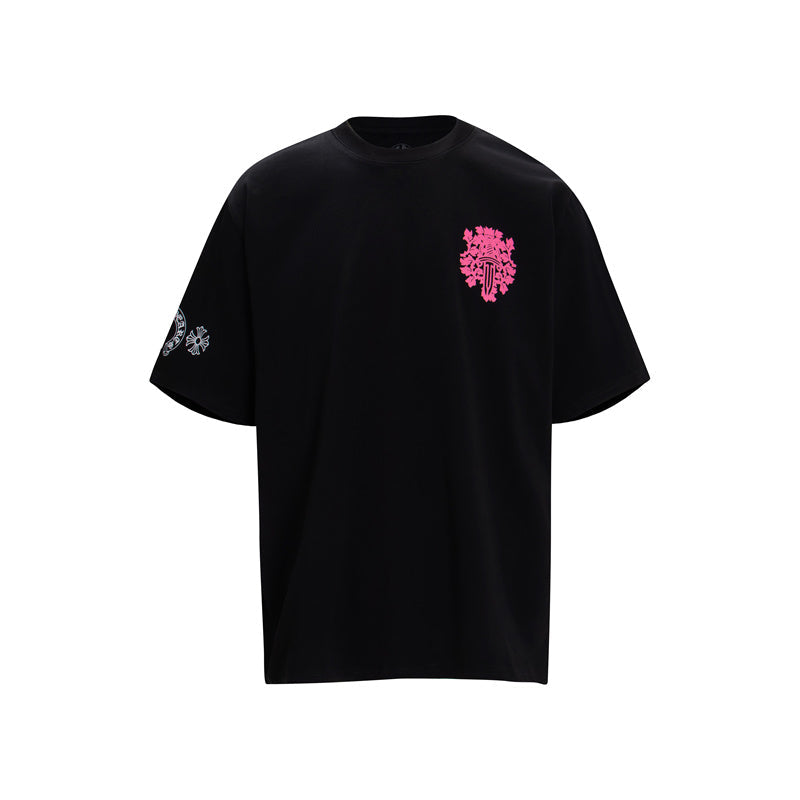 Chrome Hearts Augen-Tabelle Dolch T-Shirt K6025