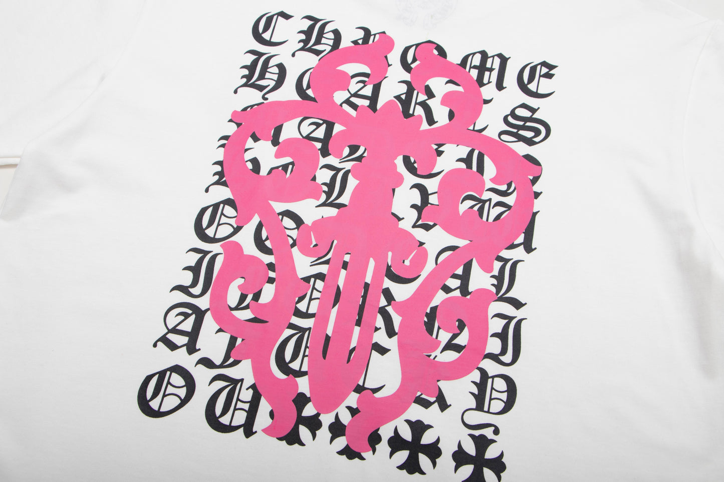Chrome Hearts Augen-Tabelle Dolch T-Shirt K6025
