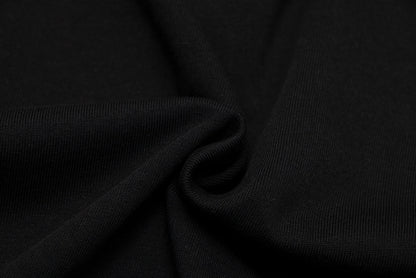 T-shirt Chrome Hearts à lettres imprimées sanskrit sur la poche et le col TB02