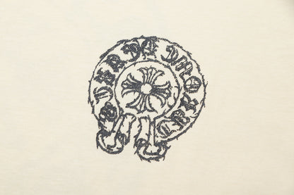 T-shirt Chrome Hearts Sanskrit Horseshoe Cross TB36