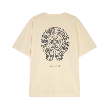 T-shirt Chrome Hearts Sanskrit Horseshoe Cross TB36