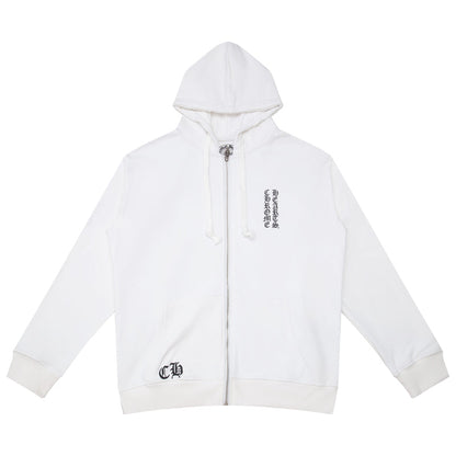 Chrome Hearts sweat à capuche zippé K5006