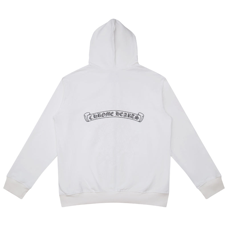 Chrome Hearts sweat à capuche zippé K5006