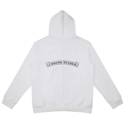 Chrome Hearts sweat à capuche zippé K5006