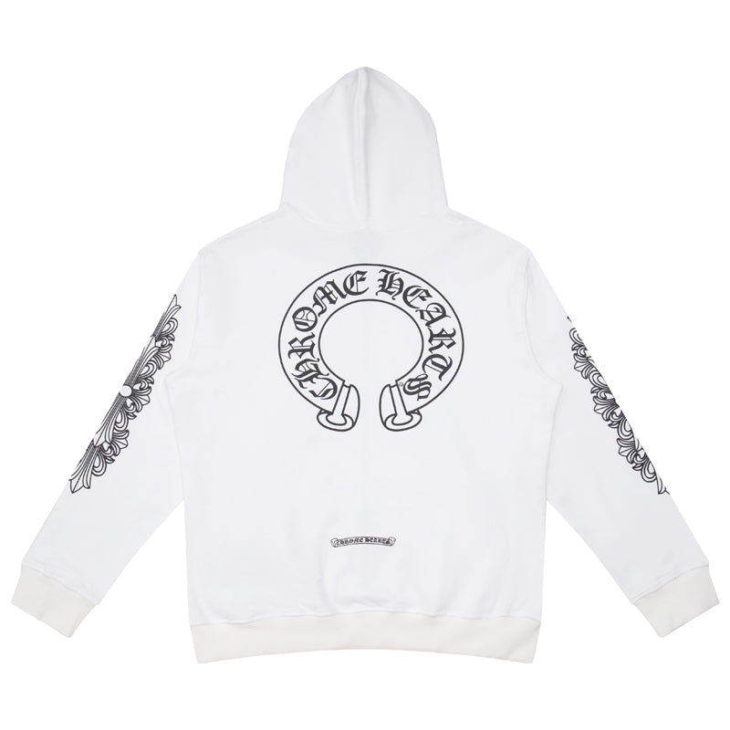 Sweat à capuche zippé Chrome Hearts K5001